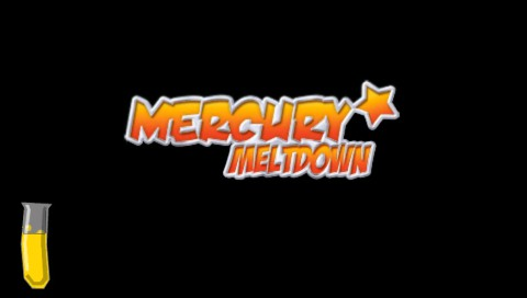 Mercury Meltdown title screen for PSP
